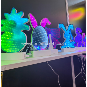 Easter Bunny tunnel lights